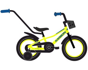 Dviratis Karbon Jazz Alu 18 lime