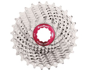 Galinis žvaigždžių blokas SunRace CSRX11 11-speed metallic