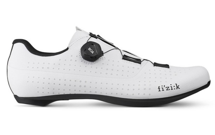 Dviratininko batai FIZIK Tempo Overcurve R4 white-black