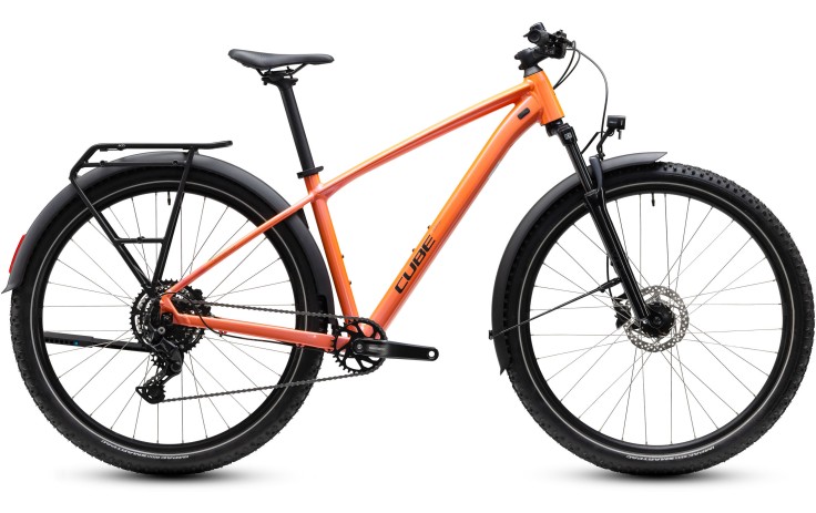 Dviratis Cube Aim ONE FE 27.5 salmon'n'black 2027