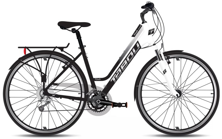 Dviratis Tabou Kinetic 1 W black-white