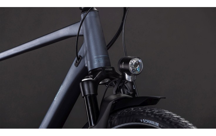 Dviratis Cube Kathmandu EXC metallicgrey'n'chrome 2026