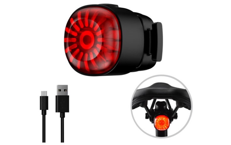 Galinė lempa ProX Mira COB 80Lm Brake Auto Safe+Memory USB