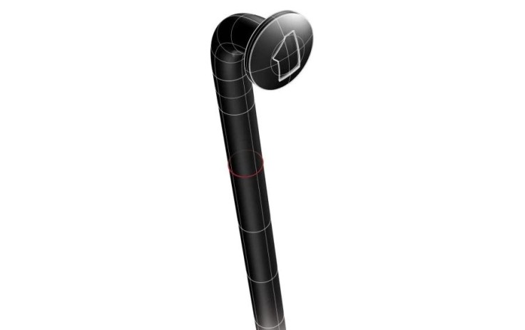 Stipinas Mach1 PLUS Oxydatio 2.00mm 18/8 stainless 14G black 294mm