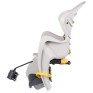 Vaikiška kėdutė Bellelli Mr Fox B-fix Relax prie rėmo silk grey