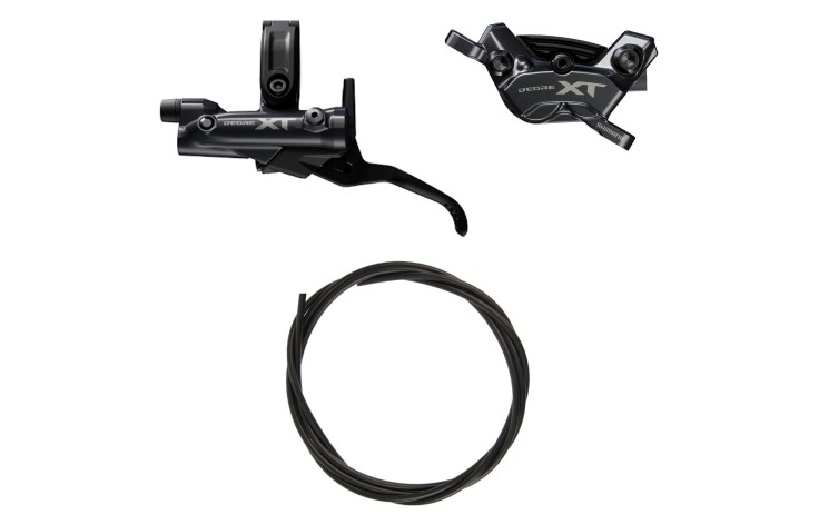 Diskiniai stabdžiai priekiniai Shimano Deore XT BL-M8200 (L) / BR-M8220 (F) J-Kit
