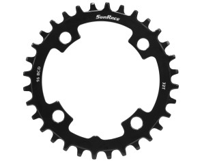 Priekinis dantratis SunRace CRMS00 Narrow-Wide Steel 96BCD 10/11/12-speed 32T