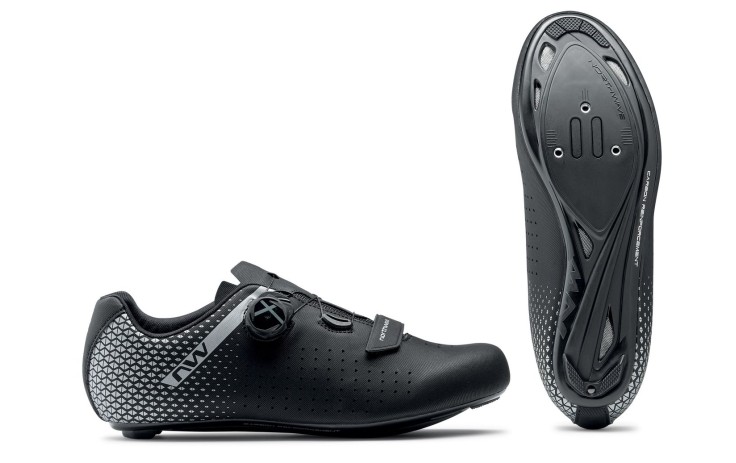 Dviratininko batai Northwave Core Plus 2 Road black-silver