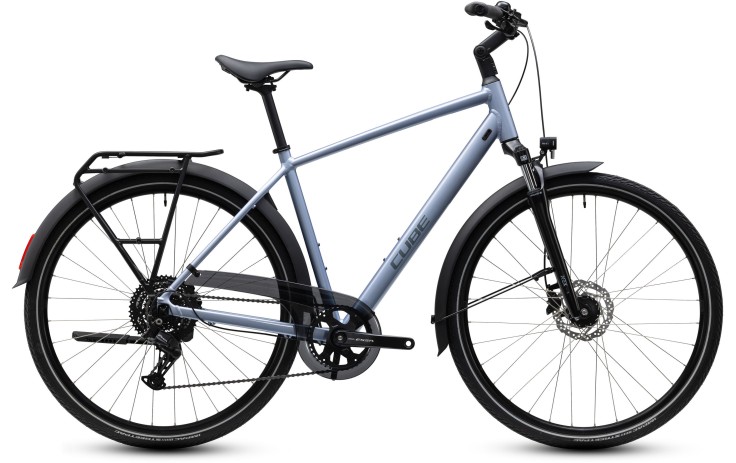 Dviratis Cube Touring ONE silverblue'n'reflex 2027
