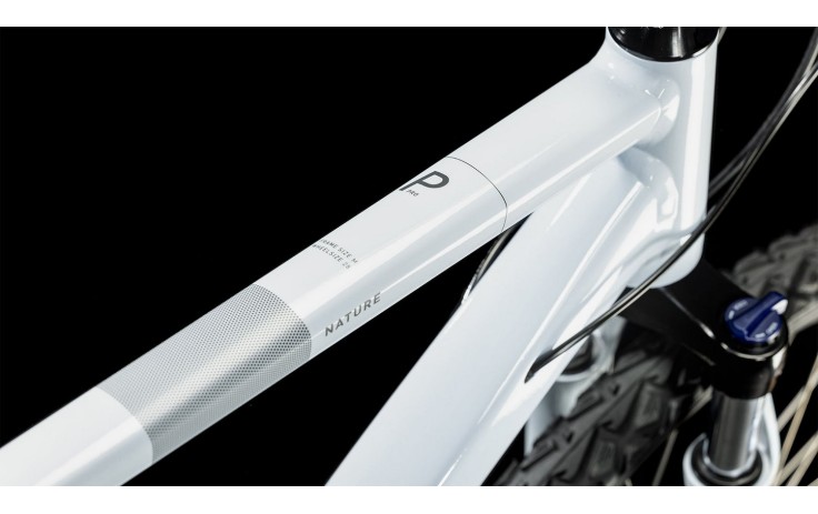 Dviratis Cube Nature Pro frostwhite'n'grey 2024