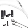 Stabdžių troselių komplektas Capgo BL stainless PTFE for Shimano/Sram Road white