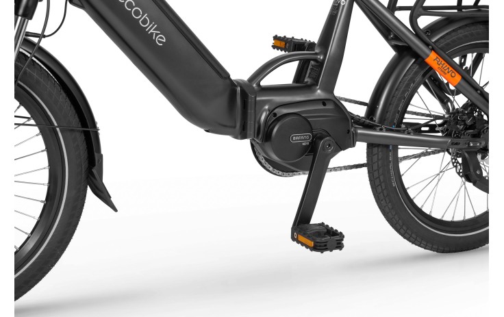 Elektrinis dviratis Ecobike Rhino Cruise Black 504Wh