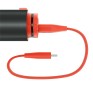 Knog PWR Rider + RedCap Set, white + red LED, incl. helmet mount, black (450/10 Lumen)