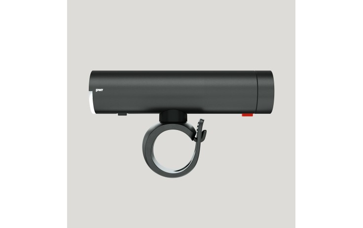 Knog PWR Rider + RedCap Set, white + red LED, incl. helmet mount, black (450/10 Lumen)