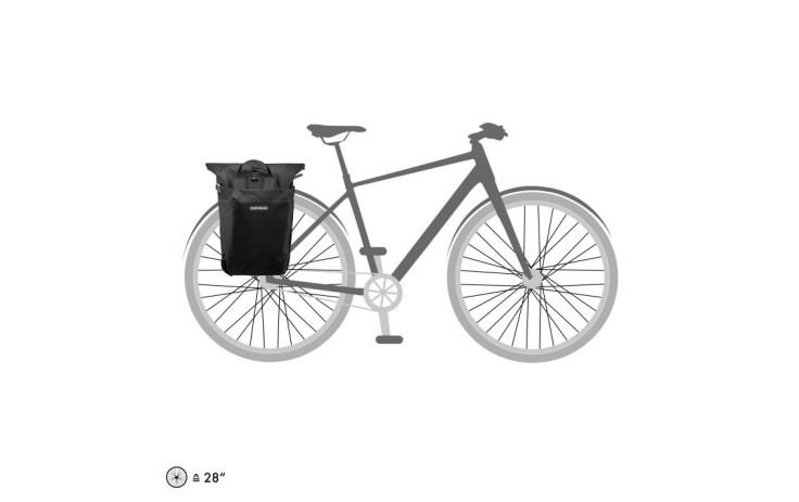 Krepšys Ortlieb Vario Black