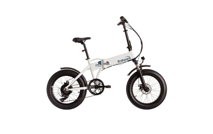 Folding electric bicycle ITALWIN K2 XL (36V / 10.5 Ah), white