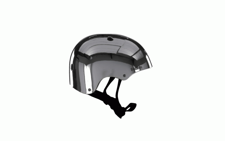 Helmet BOBBIN MIRROR, Chrome Nickel (S/M)