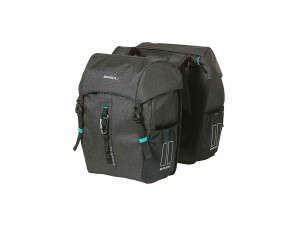 Pannier bag BASIL DISCOVERY 365D, M, 18 l, double-sided, black