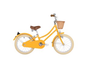 Girls' bike Bobbin Gingersnap for 4-6 years old, 16 inches, color yellow