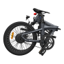 Folding electric bicycle ADO A20S AIR with front suspension, gray