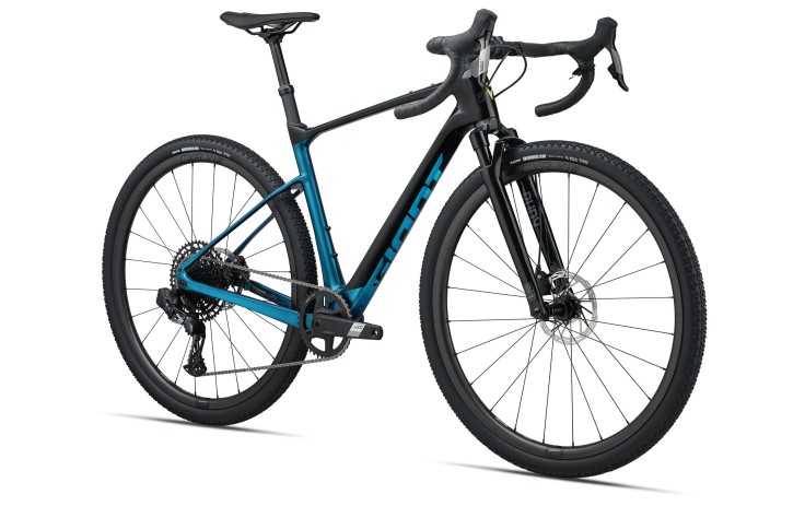 Gravel bike GIANT Revolt X Advanced Pro 2, Black/Sea Sparkle (L)