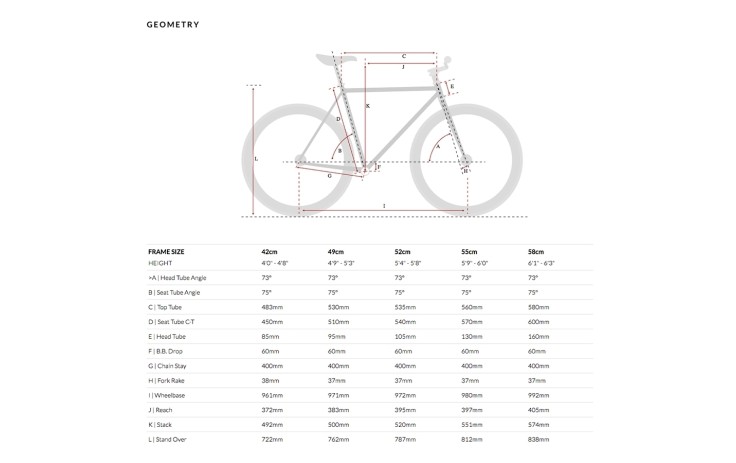 Fixie bike 6KU Concrete (S)