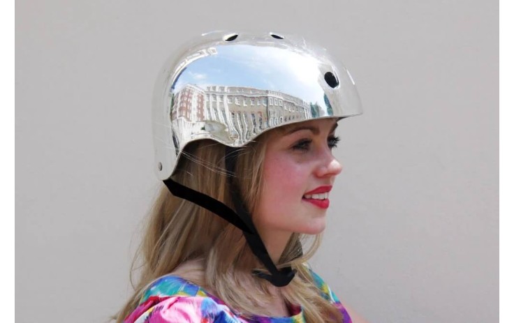 Helmet Bobbin Mirror Chrome (S/M)