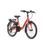 Children's bicycle S'COOL chiX, 20 Coral/Dark Red