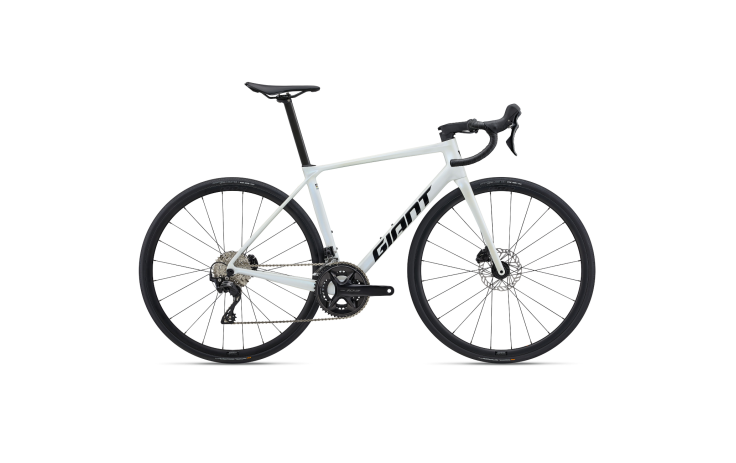 Road bike GIANT TCR Advanced 2 KOM (2025) Illusion White (S)