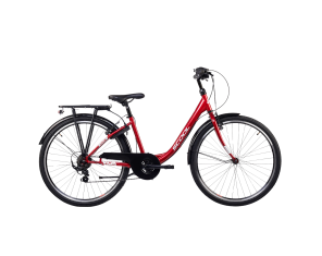 Youth bicycle S'COOL chiX, 26 Red/White