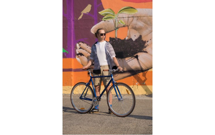 Fixie bike EXCELSIOR Sputter, orange (L)